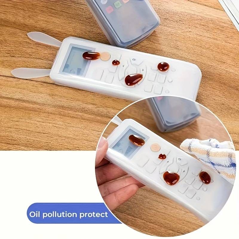 Silicon Rabbit RC Cover, Universal Home TV Remote Control Cover, Transparent Noctilucent Cover, Waterproof Clear Protector Skin Pouch Bag, Dust-proof Anti-fall Rabbit Ear Protective Case Silicon Rabbit RC Cover, Universal Home TV Remote Control Cover, Transparent Noctilucent Cover, Waterproof Clear Protector Skin Pouch Bag, Dust-proof Anti-fall Rabbit Ear Protective Case